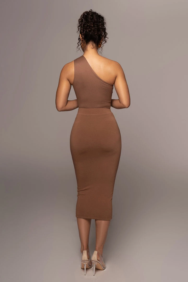 JLUXLABEL PECAN LEILAH MIDI SKIRT 9 JLUXLABEL PECAN LEILAH MIDI SKIRT