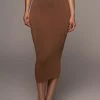 JLUXLABEL PECAN LEILAH MIDI SKIRT 2 JLUXLABEL PECAN LEILAH MIDI SKIRT