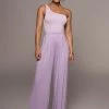 JLUXLABEL NEW ARRIVALS JLUXBASIX Lilac Devyn Wide Leg Pants