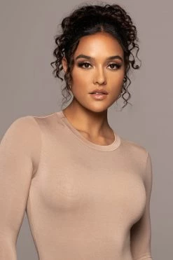 JLUXLABEL SAND YARA EVERYDAY SOLID BODYSUIT NEW ARRIVALS 10 JLUXLABEL SAND YARA EVERYDAY SOLID BODYSUIT NEW ARRIVALS