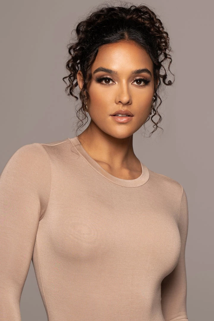 JLUXLABEL SAND YARA EVERYDAY SOLID BODYSUIT NEW ARRIVALS 5 JLUXLABEL SAND YARA EVERYDAY SOLID BODYSUIT NEW ARRIVALS