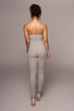 JLUXLABEL NEW ARRIVALS GREY NO RULES JUMPSUIT
