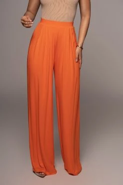 JLUXLABEL TANGERINE DEVYN WIDE LEG PANTS NEW ARRIVALS 19 JLUXLABEL TANGERINE DEVYN WIDE LEG PANTS NEW ARRIVALS