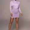 JLUXLABEL LILAC BILLIE MINI DRESS NEW ARRIVALS