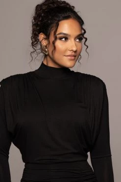 JLUXLABEL Black Billie Mini Dress