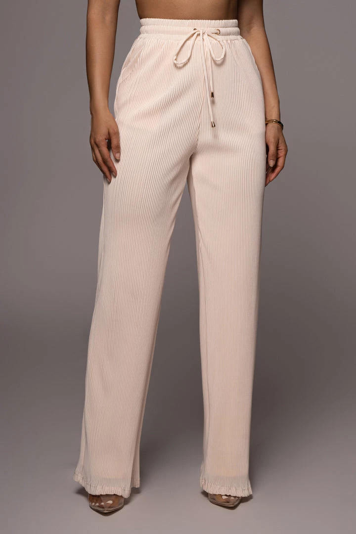 JLUXLABEL BUTTERCREAM VERIA DRAWSTRING PANTS NEW ARRIVALS 4 JLUXLABEL BUTTERCREAM VERIA DRAWSTRING PANTS NEW ARRIVALS