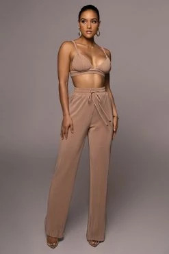 JLUXLABEL BEIGE GOING STEADY BRALETTE TOP NEW ARRIVALS