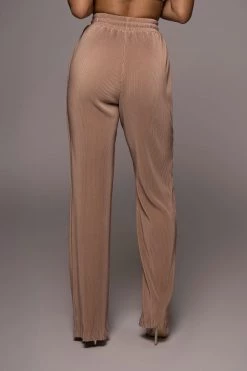 JLUXLABEL BEIGE VERIA DRAWSTRING PANTS