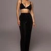 JLUXLABEL NOIR VERIA DRAWSTRING PANTS NEW ARRIVALS