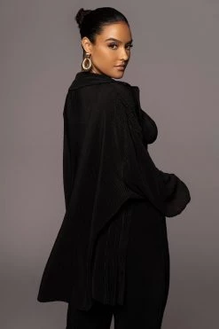 JLUXLABEL NOIR DINA BUTTON DOWN TOP 17 JLUXLABEL NOIR DINA BUTTON DOWN TOP