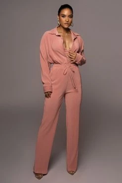 JLUXLABEL MAUVE VERIA DRAWSTRING PANTS