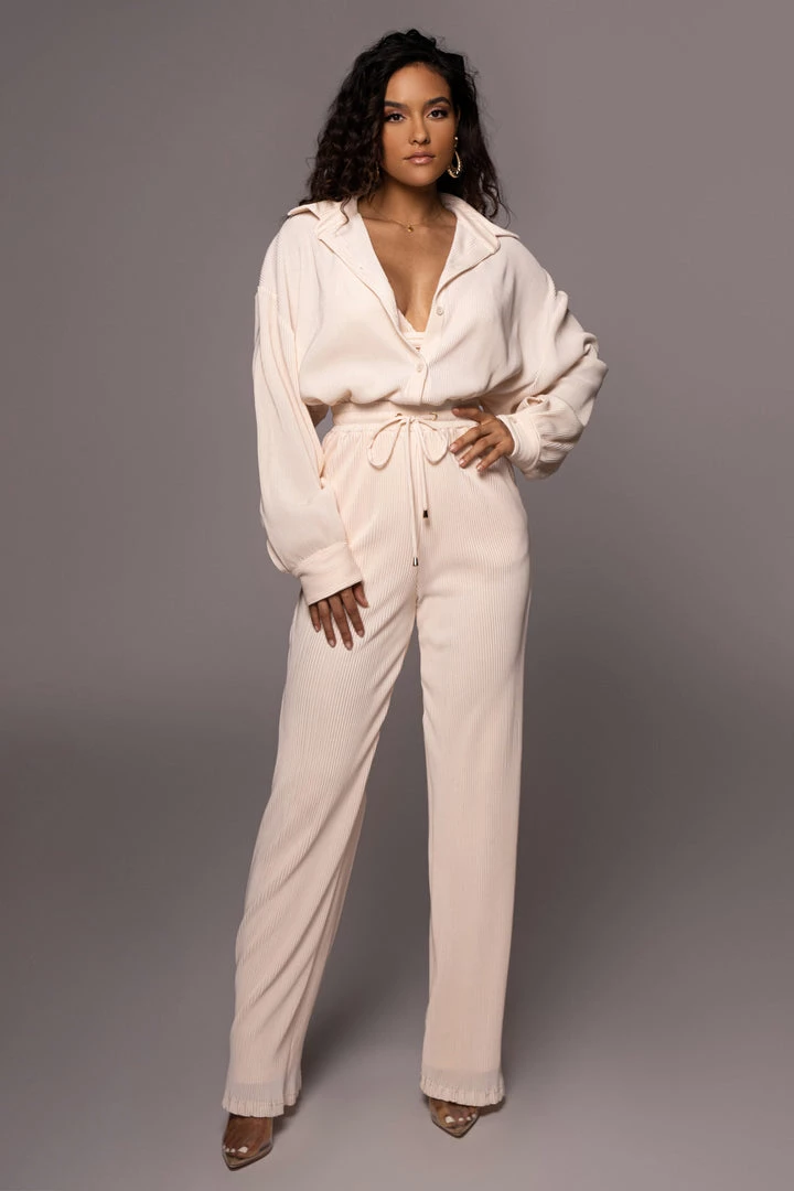 JLUXLABEL BUTTERCREAM VERIA DRAWSTRING PANTS NEW ARRIVALS 6 JLUXLABEL BUTTERCREAM VERIA DRAWSTRING PANTS NEW ARRIVALS