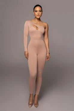 JLUXLABEL FRAPPE SAIKA KEYHOLE JUMPSUIT