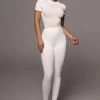 JLUXLABEL JLUXBASIX White Soft Leggings NEW ARRIVALS