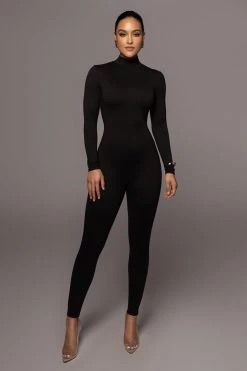 JLUXLABEL JLUXBASIX BLACK RAISA JUMPSUIT