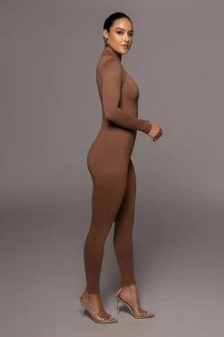 JLUXLABEL JLUXBASIX PECAN RAISA JUMPSUIT