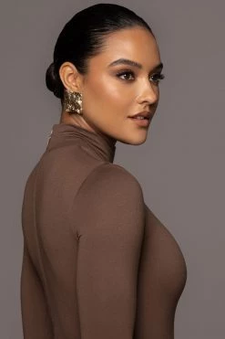 JLUXLABEL JLUXBASIX CHOCOLATE RAISA JUMPSUIT SALE