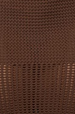 JLUXLABEL NEW ARRIVALS CHOCOLATE FIRA CROCHET SET