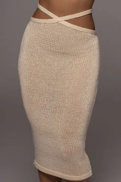 JLUXLABEL NEW ARRIVALS CREAM BEATRIX MIDI SKIRT 16 JLUXLABEL NEW ARRIVALS CREAM BEATRIX MIDI SKIRT