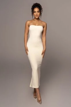 JLUXLABEL NEW ARRIVALS BUTTERCREAM CELENA MAXI DRESS 11 JLUXLABEL NEW ARRIVALS BUTTERCREAM CELENA MAXI DRESS