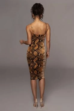 JLUXLABEL COBRA MEADOW MIDI DRESS NEW ARRIVALS