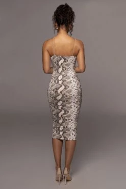 JLUXLABEL COBRA SYLVIA DIAGONAL STRAP DRESS NEW ARRIVALS