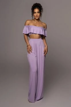 JLUXLABEL NEW ARRIVALS LILAC CLOSE TO YOU SET