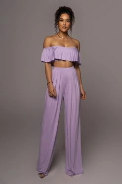 JLUXLABEL NEW ARRIVALS LILAC CLOSE TO YOU SET