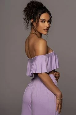 JLUXLABEL NEW ARRIVALS LILAC CLOSE TO YOU SET