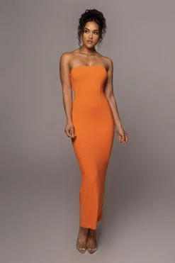 JLUXLABEL NEW ARRIVALS TANGERINE CELENA MAXI DRESS 14 JLUXLABEL NEW ARRIVALS TANGERINE CELENA MAXI DRESS