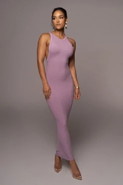 JLUXLABEL PURPLE SOUL SEARCHING DRESS NEW ARRIVALS