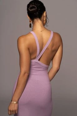 JLUXLABEL PURPLE SOUL SEARCHING DRESS NEW ARRIVALS