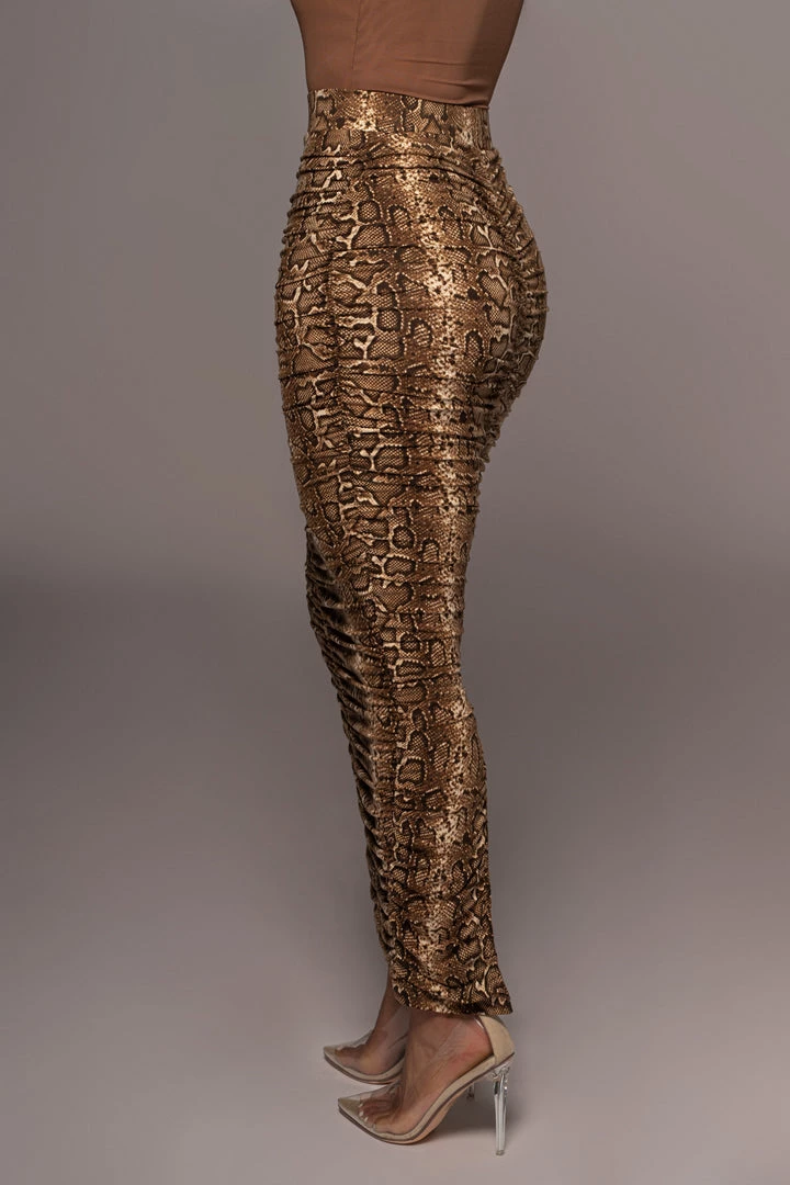 JLUXLABEL SNAKESKIN KARMEN RUCHED SKIRT 9 JLUXLABEL SNAKESKIN KARMEN RUCHED SKIRT