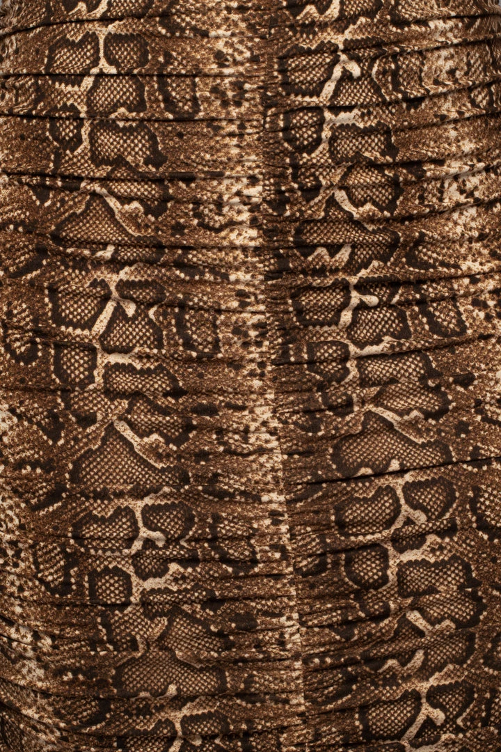 JLUXLABEL SNAKESKIN KARMEN RUCHED SKIRT 10 JLUXLABEL SNAKESKIN KARMEN RUCHED SKIRT