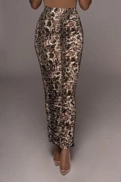 JLUXLABEL NEW ARRIVALS COBRA KARMEN RUCHED SKIRT