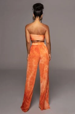 JLUXLABEL ORANGE ANAHI TIE DYE SET
