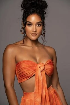 JLUXLABEL ORANGE ANAHI TIE DYE SET