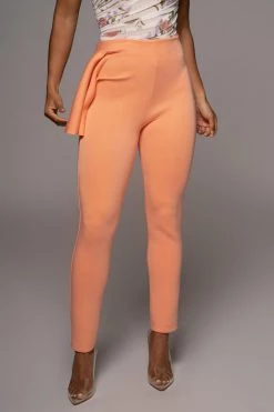 JLUXLABEL PEACH ABRIL HIGH WAIST PANTS NEW ARRIVALS
