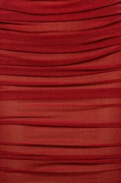 JLUXLABEL RED/SILVER CELESTIA MIDI DRESS NEW ARRIVALS