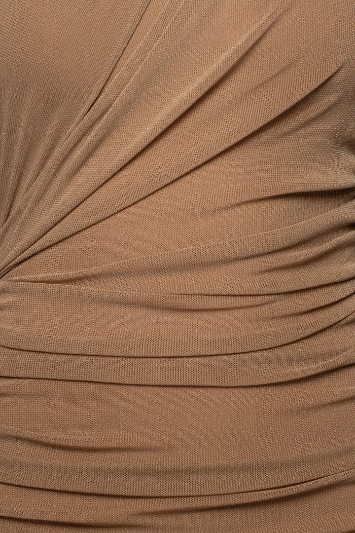 JLUXLABEL BEIGE/SILVER CELESTIA MIDI DRESS 9 JLUXLABEL BEIGE/SILVER CELESTIA MIDI DRESS