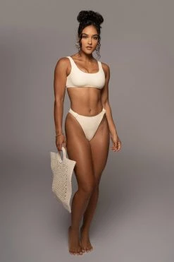 JLUXLABEL BUTTERCREAM BLESSE RIBBED BIKINI SET 11 JLUXLABEL BUTTERCREAM BLESSE RIBBED BIKINI SET