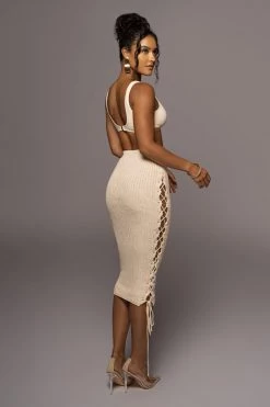 JLUXLABEL NEW ARRIVALS CREAM SECOND CHANCES SKIRT 18 JLUXLABEL NEW ARRIVALS CREAM SECOND CHANCES SKIRT