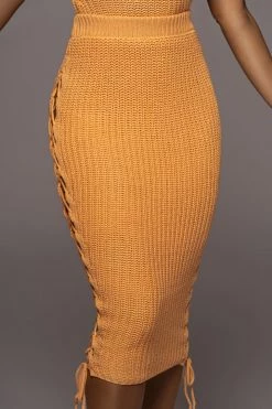 JLUXLABEL NEW ARRIVALS PEACH SECOND CHANCES SKIRT