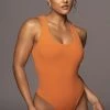 JLUXLABEL ORANGE RISK TAKER BODYSUIT NEW ARRIVALS