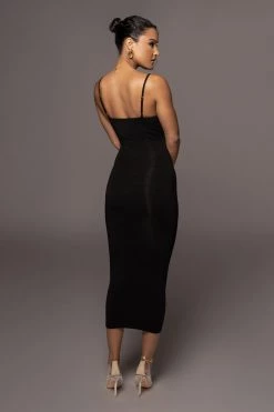 JLUXLABEL GETAWAY WEAR BLACK SOULMATE CUT OUT DRESS