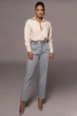 JLUXLABEL SAND AXEL BUTTON UP