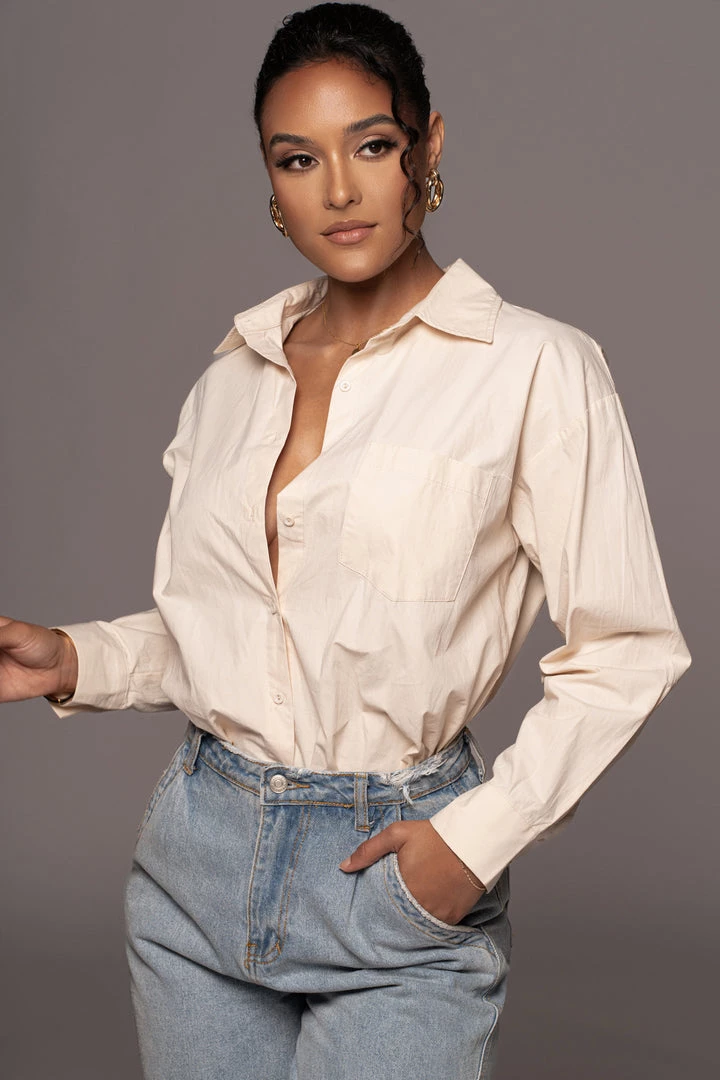 JLUXLABEL SAND AXEL BUTTON UP 3 JLUXLABEL SAND AXEL BUTTON UP