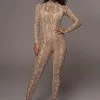 JLUXLABEL SAGE RAY MESH JUMPSUIT BACK IN