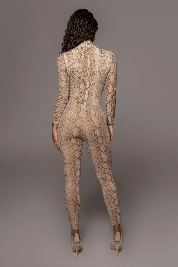 JLUXLABEL SAGE RAY MESH JUMPSUIT BACK IN 6 JLUXLABEL SAGE RAY MESH JUMPSUIT BACK IN