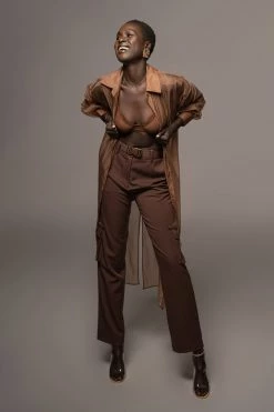 JLUXLABEL CHOCOLATE MAYLIN PANTS SALE